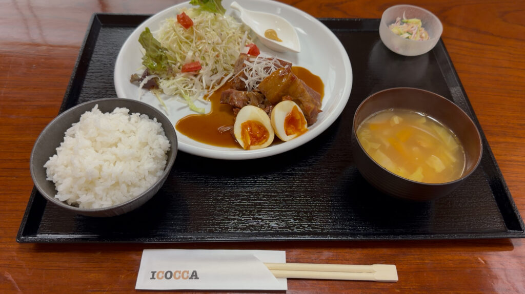 豚角煮定食